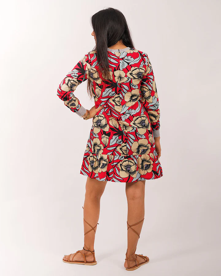 Floral Ruffle Dress - Image 4